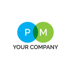 simple initial two circle PM