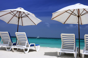 Relaxing at the beach