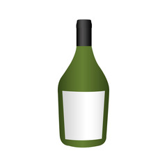 wine bottle icon image vector illustration design 