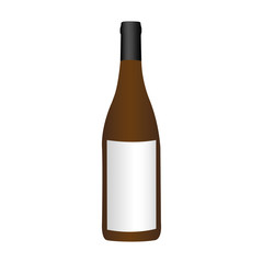 wine bottle icon image vector illustration design 