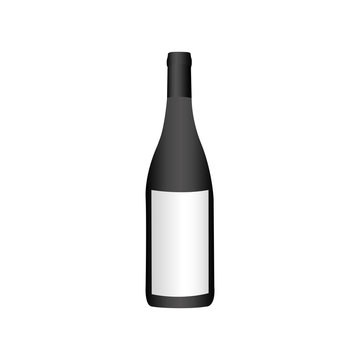 wine bottle icon image vector illustration design 