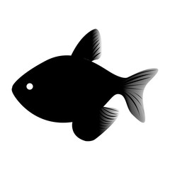 small fish icon image vector illustration design 