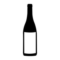 wine bottle icon image vector illustration design 