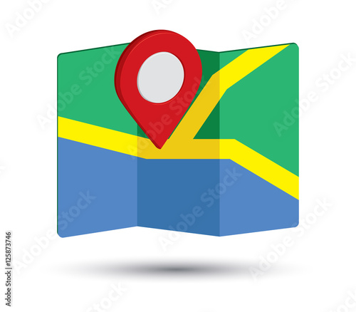 "Map Icon an 3D Pin Design" Stock image and royalty-free vector files