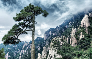 The famous Huangshan