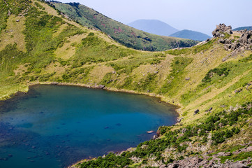Top of Halla mountain at summer, Jeju, South Korea. © bhchae76