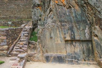 Inca Fortress in Ollantaytambo, Peru