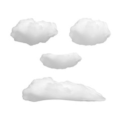 Set of clouds