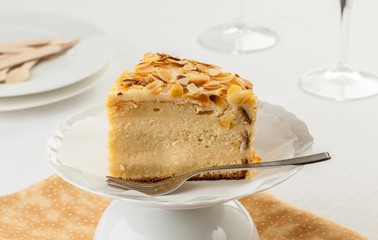 Madame Pompadour cake, typical from France