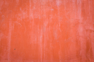 cement orange wall