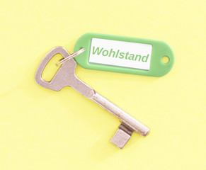 Schlüssel zum Wohlstand