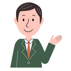 ビジネスマン　ポーズ