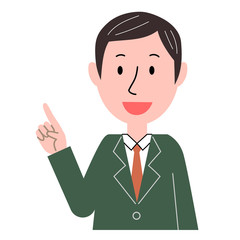 ビジネスマン　ポーズ