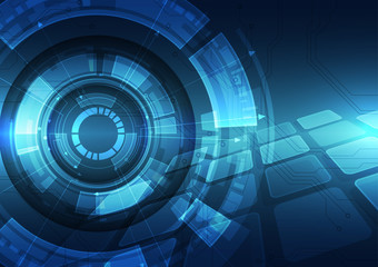 Abstract technology concept background, vector illustration