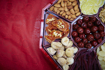 Korean traditional cuisine for wedding ceremony 