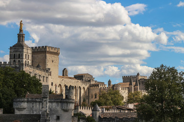 Fototapeta na wymiar Palais des papes, Avignon