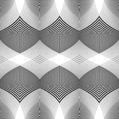 Design seamless monochrome grid pattern