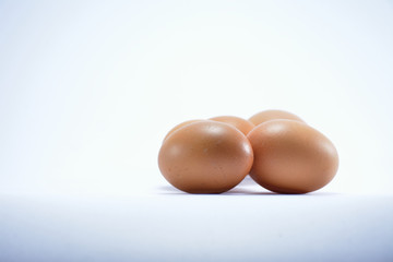 egg isolate on white background