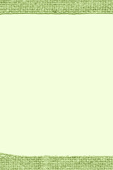 Textile thread, fabric element, khaki canvas, grained material, old-fashioned background