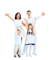 Obraz premium the gladness of a happy family
