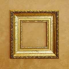 picture frame, Brown canvas