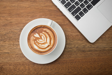 coffee and notebook