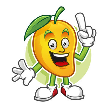 Got an idea mango mascot, mango character, vector of mango, mango cartoon