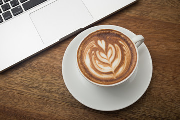 coffee and notebook