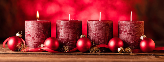 Weihnachten Kerzen dekoration 