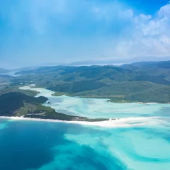 Papier Peint Lavable Whitehaven Beach, île de Whitsundays, Australie Whitehaven Beach and Whitsundays