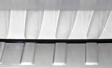 Silver gray steel metal plate texture textured background