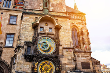 Naklejka premium Astronomical clock in Prague