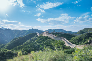 Fototapeta na wymiar the Great Wall in China.