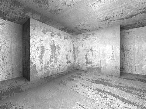 Abstract concrete empty dark room interior background