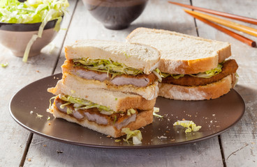 Katsu Sando, Japanese Pork Cutlet Sandwich