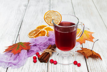 hot mulled wine