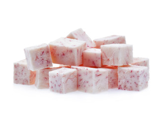 taro isolated on white background