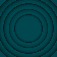 Vector Concentric Turquoise 6 Circle. Background.