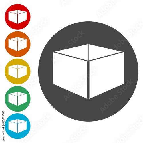"Box icon " Stock image and royalty-free vector files on Fotolia.com