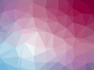 Obraz premium Purple pink blue gradient polygon shaped abstract background