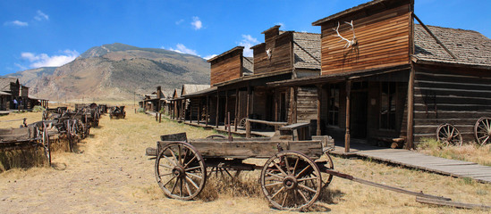 Ville fant&ocirc;me &agrave; Cody / Wyoming - USA