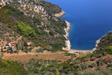 Fototapeta na wymiar Alonissos,Vrisitsa beach,Greece