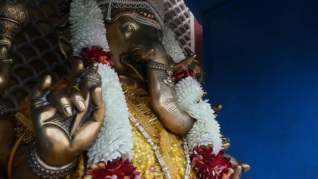 Statue of the God Ganesha. India.