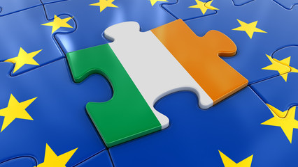 Ireland Jigsaw as part of EU 