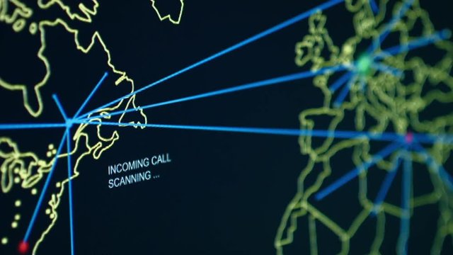 modern espionage facility to analyze incoming calls and data packets in realtime