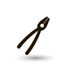 pliers vector icon. workhouse equipment