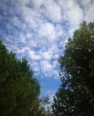 Obraz premium panorama sul cielo