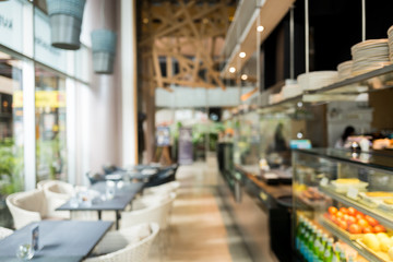 Cafe blur background