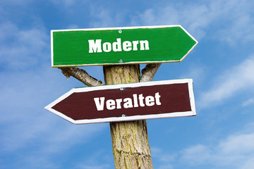 Fototapeta premium Schild 127 - Modern