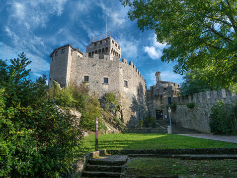 Rocca Guaita in the Republic of San Marino. Italy.